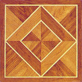 Vinyl Light / Dark Wood Diamond Floor Tile (Set of 30)