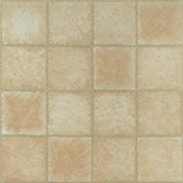 Vinyl Machine Cr&egrave;me Marble Cubism Floor Tile (Set of 20)