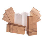 2 4.31" Kraft Paper Bag in Brown