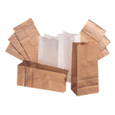 8 6.13" Kraft Paper Bag in Brown