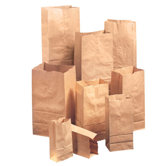 12 Kraft Paper Bag in Brown