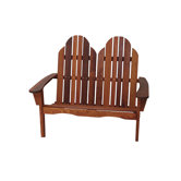 Cedar Adirondack Wood Garden Bench