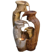 Distressed Pots Water Fountain