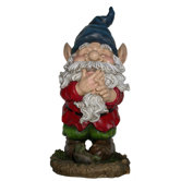 Smiling Gnome Statue