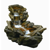 3 Tier Rainforest Fountain with LED Lights