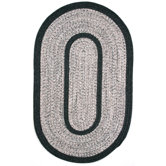 Town Crier Green Heather with Green Solids Rug