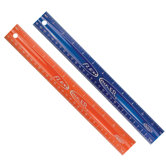 12" Assorted Colors Flexible Ruler