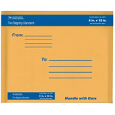 9" x 12" Kraft Manila USPS Padded Mailer
