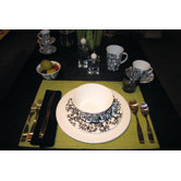 Taika Black Dinnerware Set