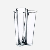 Alvar Aalto 10" Vase in Clear