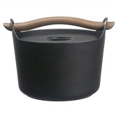 Sarpaneva Steel 3-Qt. Cast Iron Round Casserole