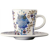 Taika 4.5" White Espresso Saucer