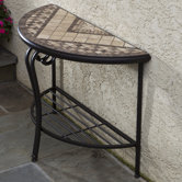 Basilica Mosaic Outdoor Console Table
