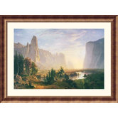 Yosemite Valley Bronze Framed Print - Albert Bierstadt