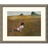 Christina's World Silver Framed Print - Andrew Wyeth