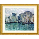The Museum Gold Framed Print - Claude Monet