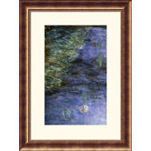 Water Lilies (Detail) {Nymphaeas (Detail)} Bronze Framed Print - Claude Monet