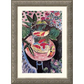 Goldfish Silver Framed Print - Henri Matisse