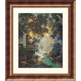Old Oak Glen Bronze Framed Print - Maxfield Parrish