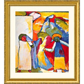 Unknown Kandinsky 5 Gold Framed Print - Wassily Kandinsky