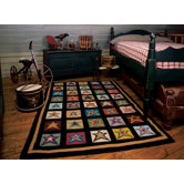 Penny Star Patch Sampler Novelty Rug