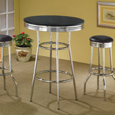 Ridgeway 30" Bar Table in Black