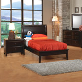 Applewood Platform Bed in Rich Deep Cappuccino