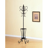 Ephrata Metal Coat Rack in Black