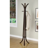 Wooden Coat Rack in Cappucino