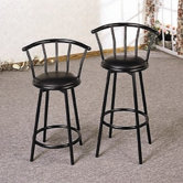 24" Bar Stool in Black