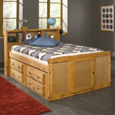 Muenster Captain's Bed in Oak