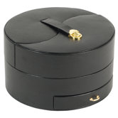 Large Ying Yang Jewelry Case in Black