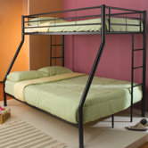 Elgin Twin over Full Bunk Bed with Built-In Ladder