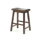 Aloha 24" Stool in Dark Walnut