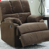 Casual Velvet Recliner