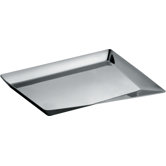 Cum Grano Salis Tray in Mirror Polished by Giovanni Alessi Anghini and Lorenzo Piccione di Pianogrillo