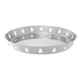 Mini Girotondo Round Tray with Pierced Edge by King-Kong