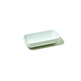 Programma 8 Rectangular Container In Stoneware by Franco Sargiani and Eija Helander