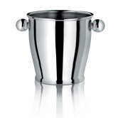 Ice Bucket with Handles in Polished Stainless Steel