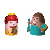 Pina Farina and Fiona Fish Figurines