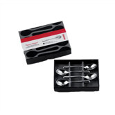 Nuovo Milano  Mocha Coffee Spoons in Mirror Polished by Ettore Sottsass