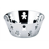 Girotondo Round Basket by King Kong - 8.1" Diameter