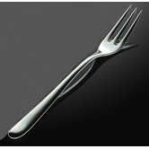 Caccia Pronged Table Fork in Mirror Polished by Luigi Caccia Dominioni