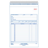 5-1/2" x 7-7/8" Carbonless Duplicate Style Sales Book