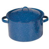 Enamel Stock Pot with Lid