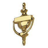 Traditional Door Knocker in Polished Brass