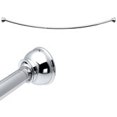 Hotel Comfort Curved Shower Rod