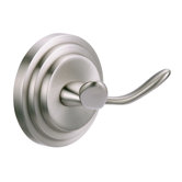 Marina Twin Robe Hook in Satin Nickel
