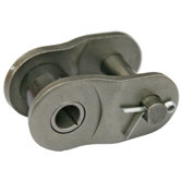 2 Count #80-H Roller Chain Offset Link 7680021