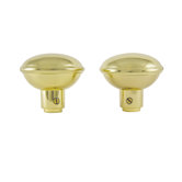 2" Steel Round Knob Set
